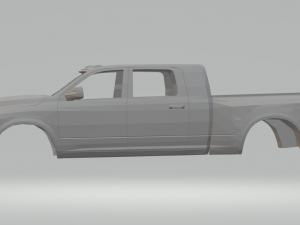 ram 3500 double cab Modelo de impresión 3D