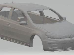 volkswagen golf gti vi 3D Print Model