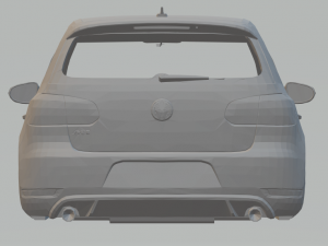 volkswagen golf gti vi 3D प्रिंट मॉडल