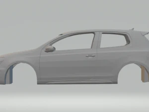 volkswagen golf gti vi 3D Print Model