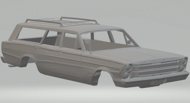 country squire 3D Print Model .c4d .max .obj .3ds .fbx .stl .blend 
