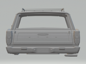 country squire 3Dプリントモデル