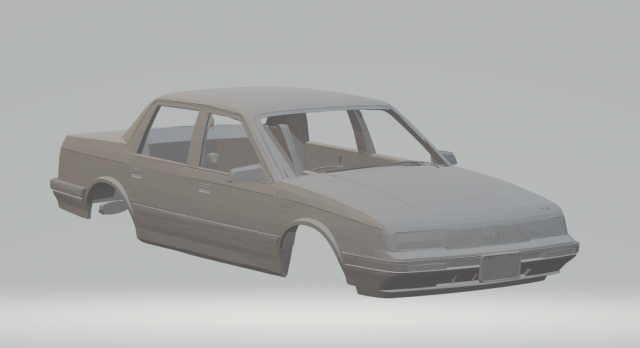 oldsmobile cutlass ciera 3D Print Model .c4d .max .obj .3ds .fbx .stl .blend 