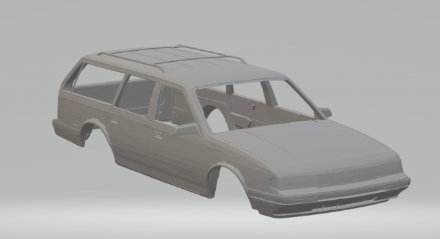 oldsmobile cutlass ciera cruiser 3D 打印模型 .c4d .max .obj .3ds .fbx .stl .blend 