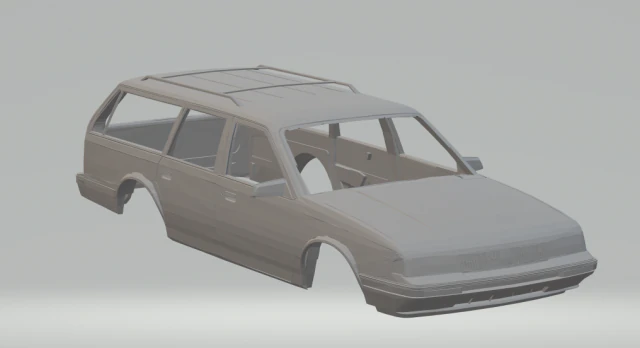 oldsmobile cutlass ciera cruiser 3D Print Model .c4d .max .obj .3ds .fbx .stl .blend 