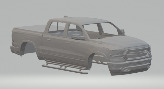 ram 1500 3D 打印模型 .c4d .max .obj .3ds .fbx .stl .blend 