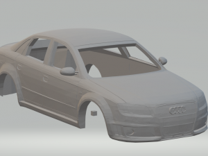 audi rs4 3D 프린트 모델