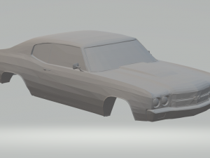 chevrolet chevelle 3D Print Model