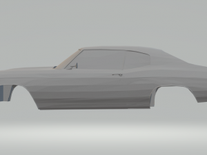 chevrolet chevelle Modelo de Impressão 3D