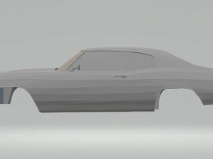 chevrolet chevelle 3D Print Model