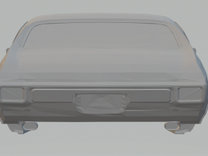 chevrolet chevelle Modelo de Impressão 3D