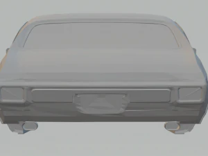 chevrolet chevelle 3D Print Model