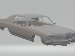 chevrolet impala coupe 71 3D प्रिंट मॉडल