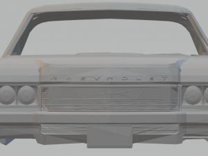 chevrolet impala coupe 71 3D printmodel