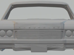 chevrolet impala coupe 71 3D Print Model