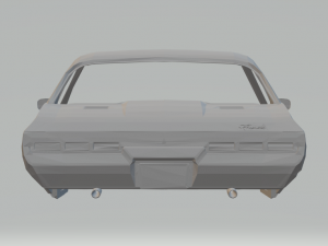chevrolet impala coupe 71 3D printmodel