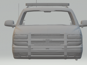chevrolet tahoe police version Modelo de Impressão 3D