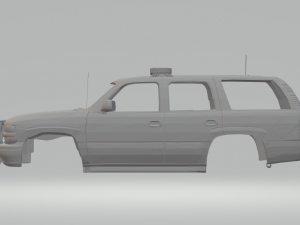 chevrolet tahoe police version Modelo de Impressão 3D