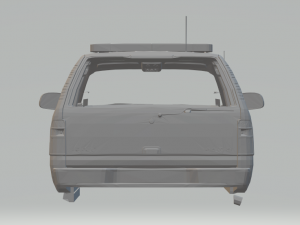 chevrolet tahoe police version Modelo de Impressão 3D