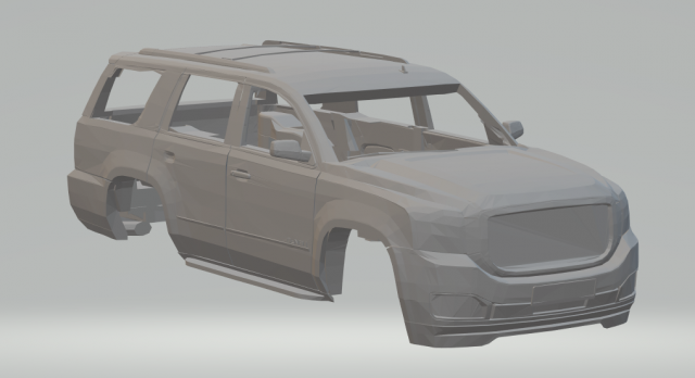 gmc yukon Modelo de Impressão 3D .c4d .max .obj .3ds .fbx .stl .blend 