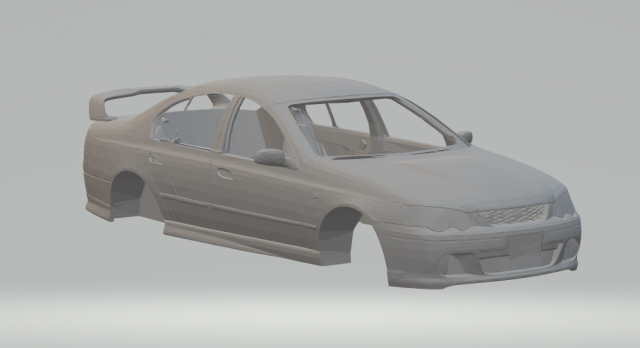 fpv falcon typhoon 3D Baskı Modeli .c4d .max .obj .3ds .fbx .stl .blend 