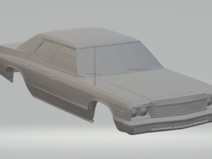 plymouth fury 3D प्रिंट मॉडल