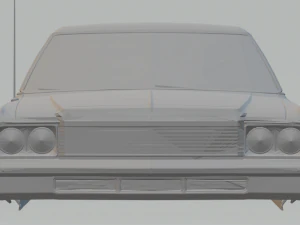 plymouth fury 3D Print Model