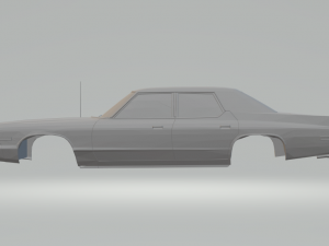 plymouth fury 3D प्रिंट मॉडल