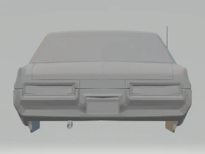 plymouth fury 3D Print Model