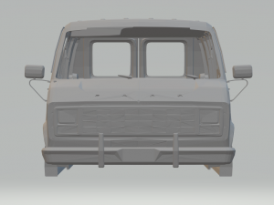 econoline van 3D Print Model