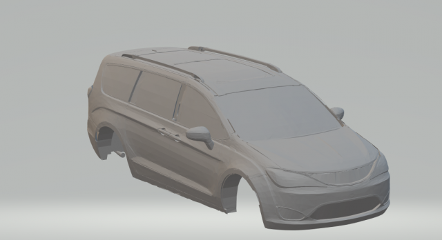 chrysler pacifica Model do druku 3D .c4d .max .obj .3ds .fbx .stl .blend