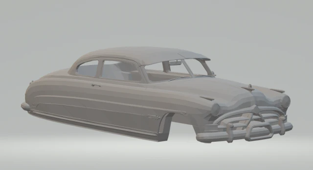 hudson hornet 3D Print Model .c4d .max .obj .3ds .fbx .stl .blend