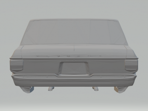 plymouth fury 2-door hardtop Modello di stampa 3D