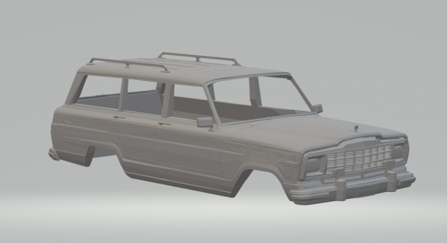 jeep grand wagoneer 3D Print Model .c4d .max .obj .3ds .fbx .stl .blend 