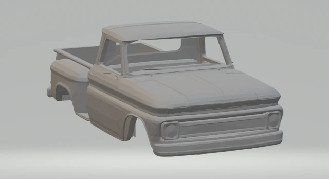 chevrolet c10 3D Print Model .c4d .max .obj .3ds .fbx .stl .blend 
