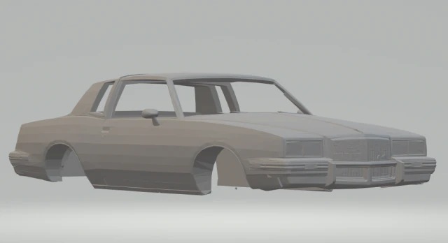 pontiac grand prix 3D Print Model .c4d .max .obj .3ds .fbx .stl .blend 