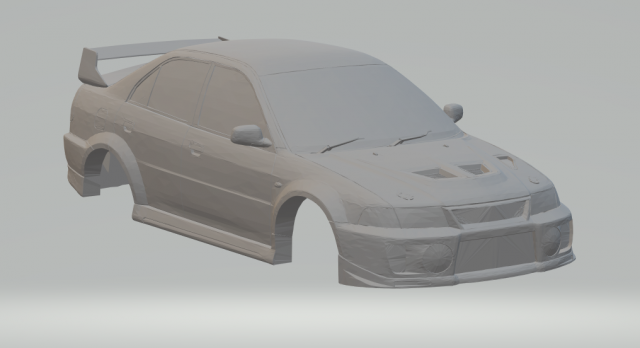 mitisubishi lancer ev0 v 3D 프린트 모델 .c4d .max .obj .3ds .fbx .stl .blend 