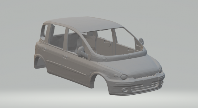 fia multipla 3D Print Model .c4d .max .obj .3ds .fbx .stl .blend 