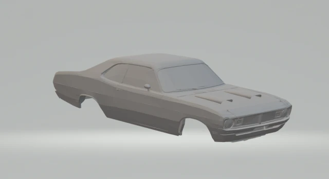 plymouth duster 3D Print Model .c4d .max .obj .3ds .fbx .stl .blend 