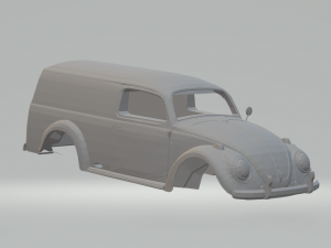 volkswagen van beetle delivery Modelo de Impressão 3D