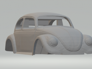 volkswagen sedan beetle 3D Baskı Modeli