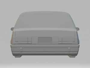1984 chevrolet cavalier 3Dプリントモデル