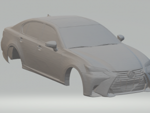lexus gs-f 3D-printmodel