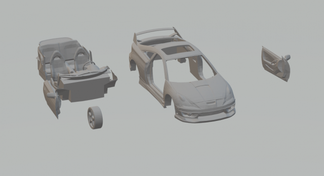toyota celica Modello di stampa 3D .c4d .max .obj .3ds .fbx .stl .blend 