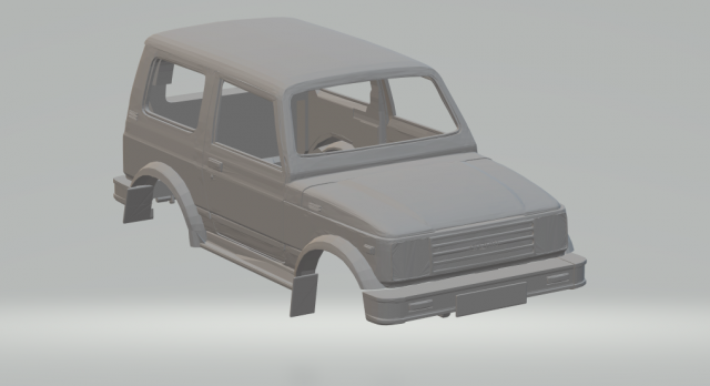suzuki samurai Modello di stampa 3D .c4d .max .obj .3ds .fbx .stl .blend 