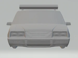 ltd police car 1985 3D Print Model