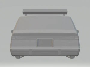 ltd police car 1985 3D Print Model