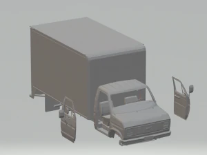 грузовик эконолайн е 350 3D Принт Модель