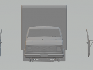 econoline e 350 truck 3D 프린트 모델