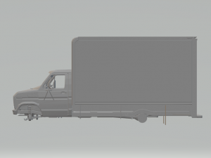 econoline e 350 truck 3D 프린트 모델